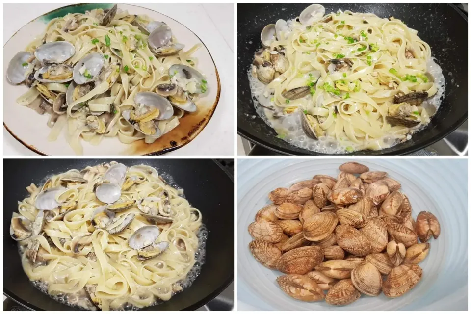 Fettuccine in clam sauce|steven z.y.さん