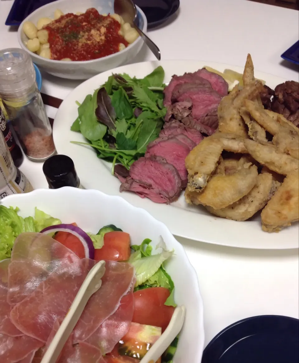 Snapdishの料理写真:晩ごはん|Sanままさん