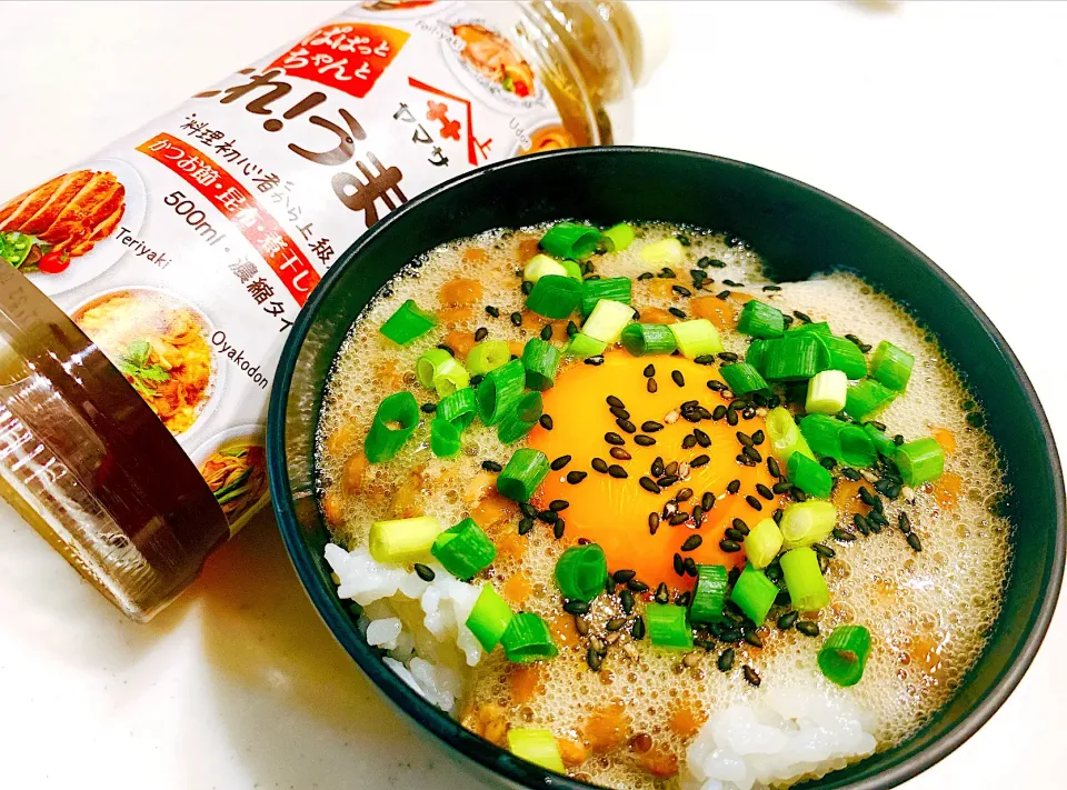 Snapdishの料理写真:ほわほわ納豆ご飯なモーニング☂️|ひろりんさん