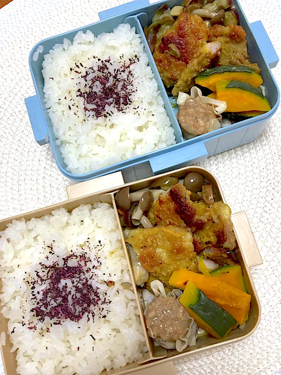 朝バッタバタの中で作る　肉炒め弁当|Mzkさん