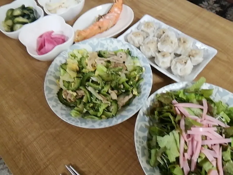 ゴーヤチャンプルー
晩御飯|ミルコさん