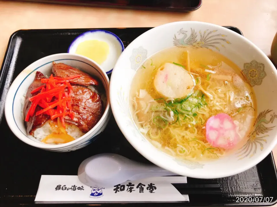 知床食堂　『シカ丼と塩ラーメン🍜』|コージ💫さん