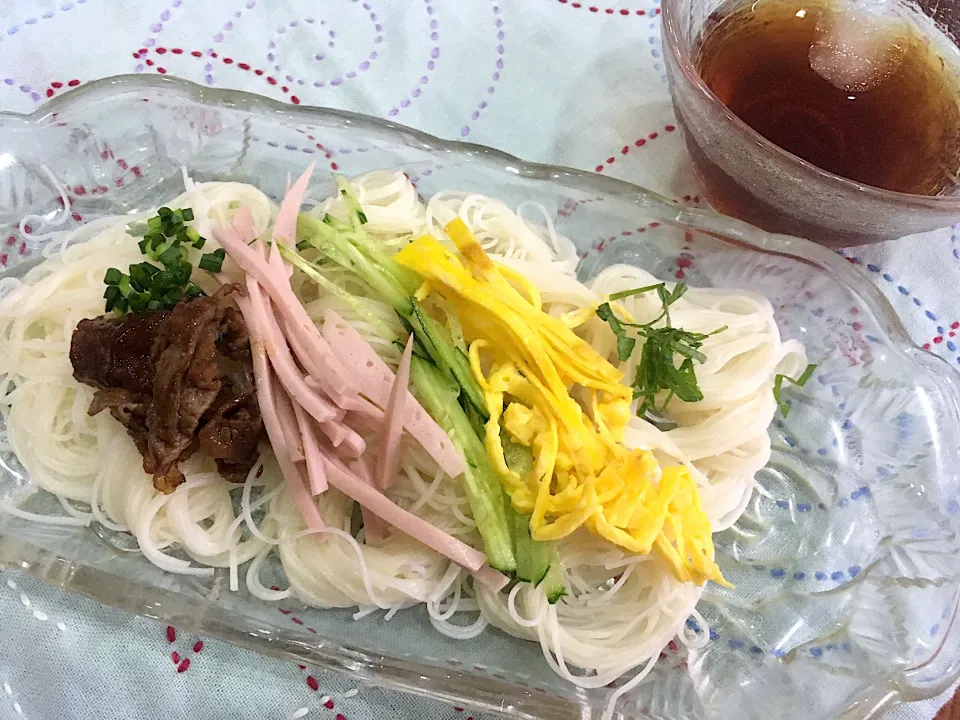 七夕Lunch 今夏初お素麺 🎋|sakuramochiさん