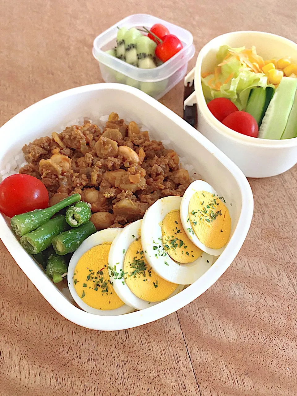 ごぼうと大豆入りのキーマカレー弁当|Sakikoさん