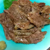 Snapdishの料理写真:牛ハラミ&柚子胡椒|メイさん