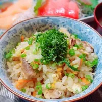 サバ缶の炊き込みご飯|935さん