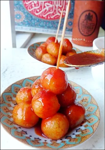 Cilok pedas manis (Sweet&Spicy Indonesian Tapioca dumplings )|Noofs___さん