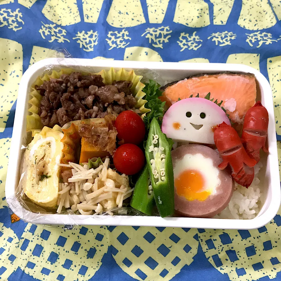 Snapdishの料理写真:2020年7月8日　オレ弁当♪|クッキングおやぢさん