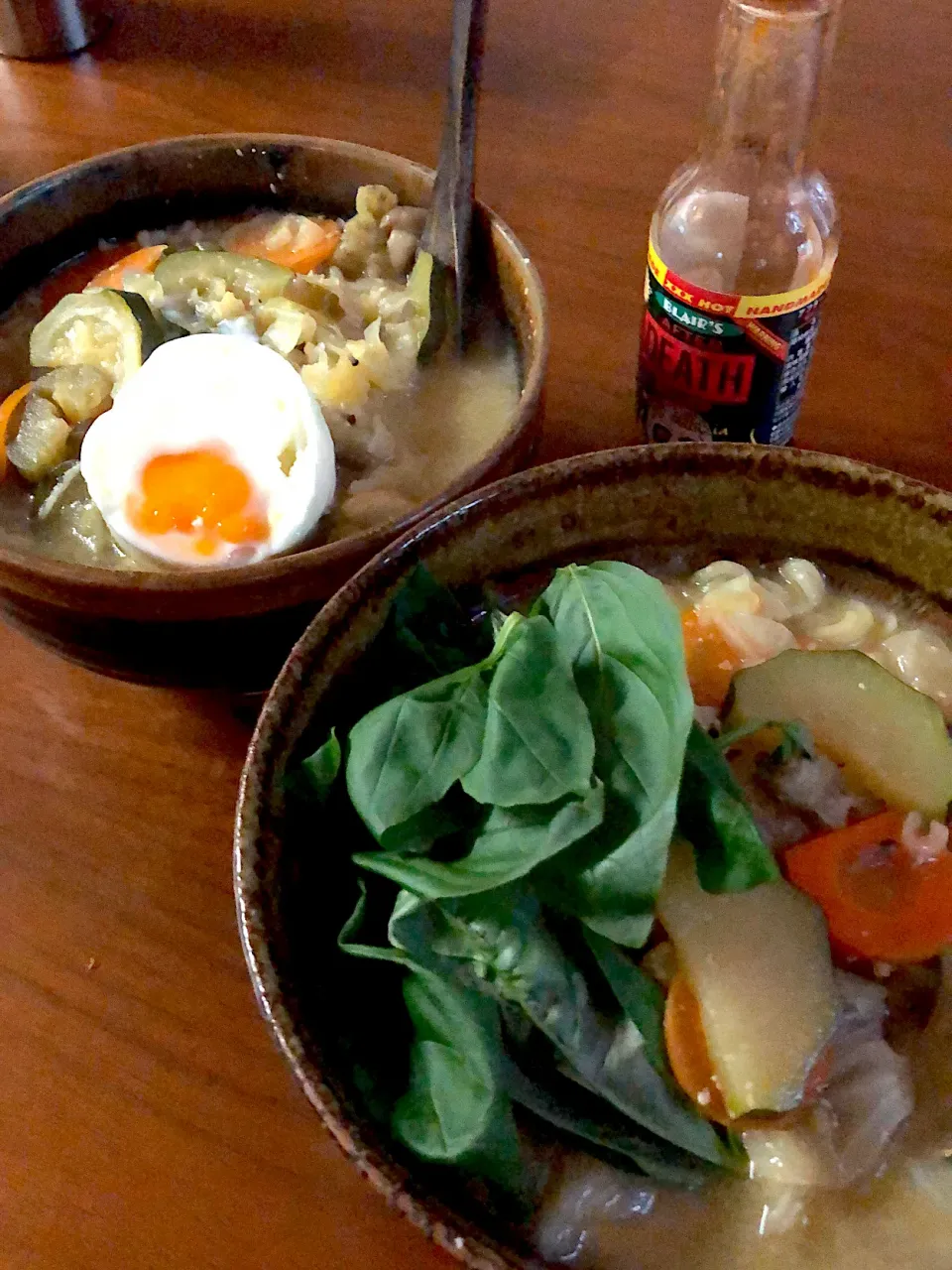 韓国麺でバジルラーメン|Nakaba Kobayashiさん