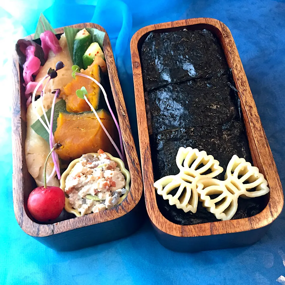 カレイ煮付け弁当 詰め方|lunadropさん