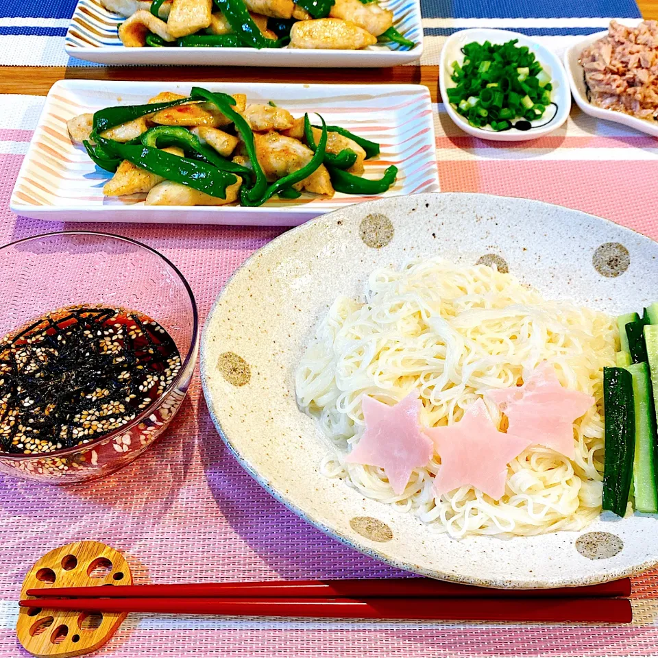 七夕そうめん🎋|アンナさん