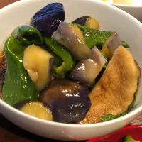 Snapdishの料理写真:家庭菜園夏野菜で煮浸し！|りえさん