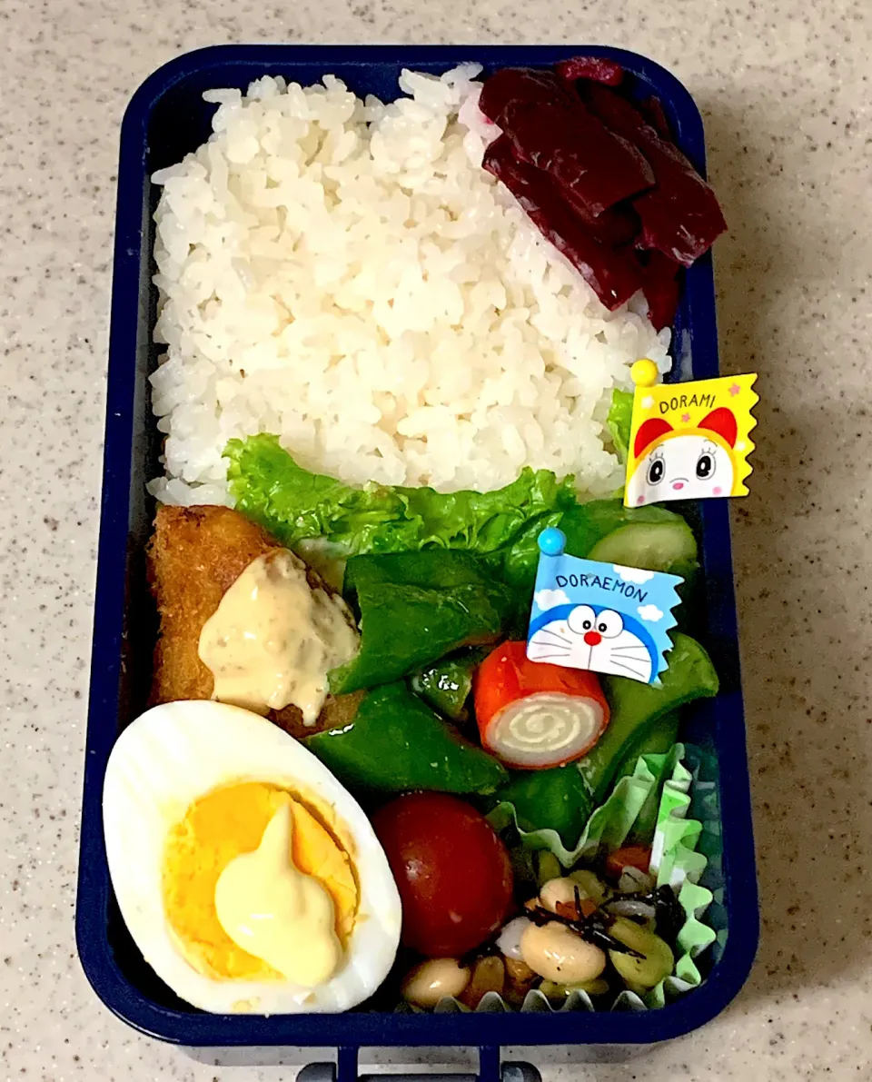 Snapdishの料理写真:アジフライ弁当|besさん