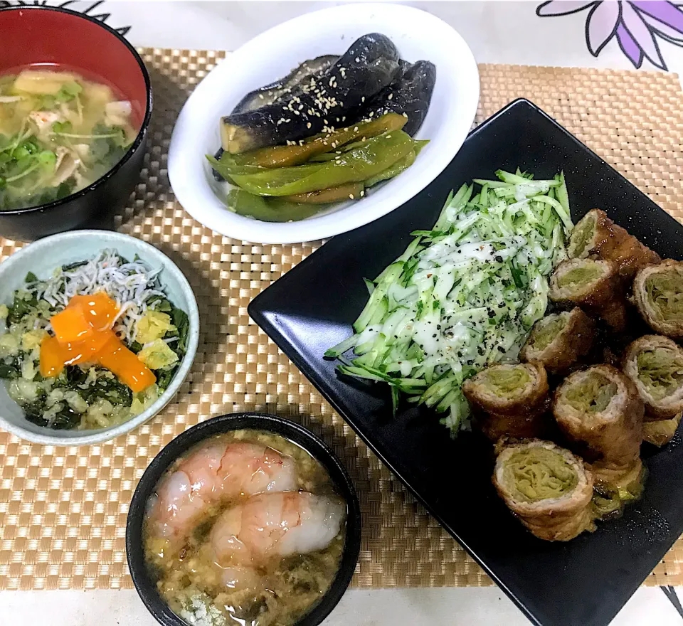 今日の晩ご飯　200708|Qさん