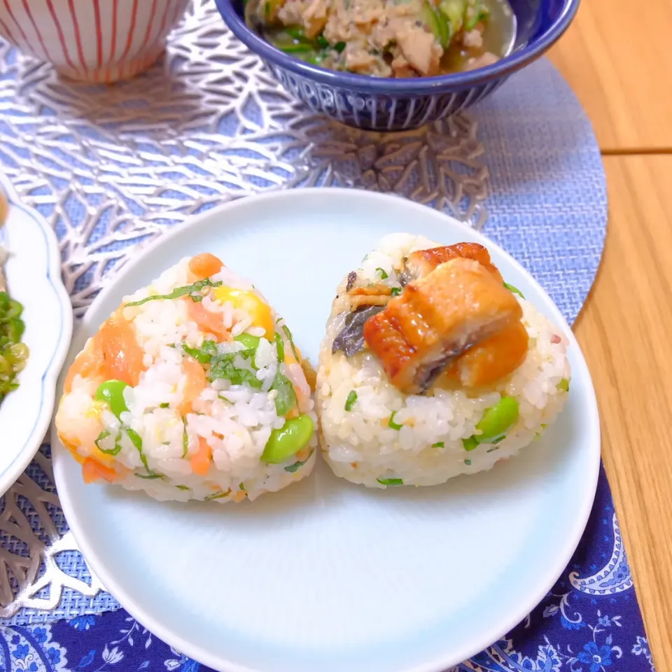 夏の混ぜご飯おにぎり❣️|ぴーちゃんさん