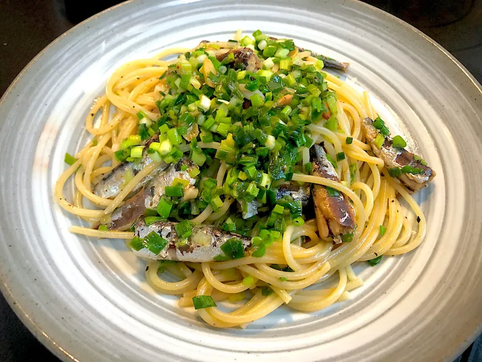 オイルサーディンのスパゲッティ🍝|buhizouさん