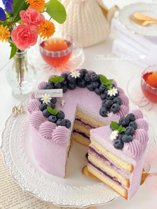 ブルーベリーショートケーキ/moe | Snapdish[スナップディッシュ] (ID