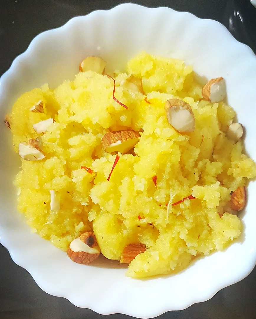 Snapdishの料理写真:Anusha Kurup's dish Suji Halwa|Anusha Kurupさん