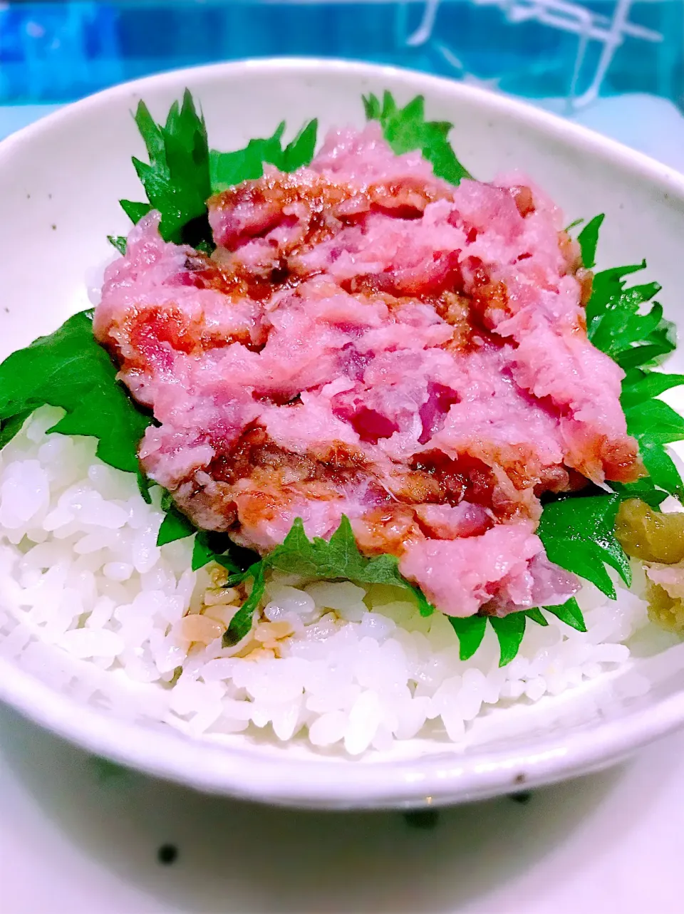 龍の瞳でマグロのたたき丼(･∀･)|舞さん