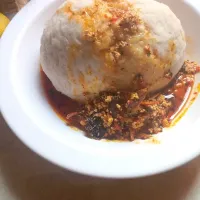 Rice Starch and Pumpkin seed soup
Native Nigeria Dish..
Tuwo Shinkafa + Egusi soup|Ahmed's Rellishさん