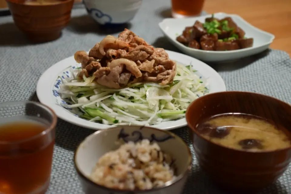 豚肉の橙ぽん酢のさっぱり炒め|うにんぱすさん