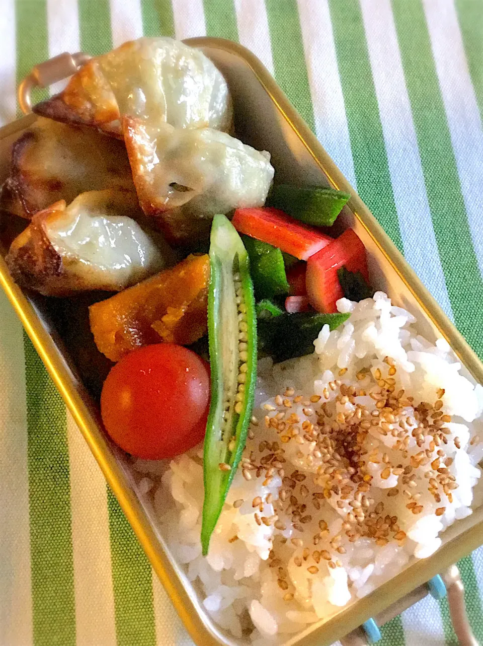 長女の中学弁当、餃子弁当|yukoさん