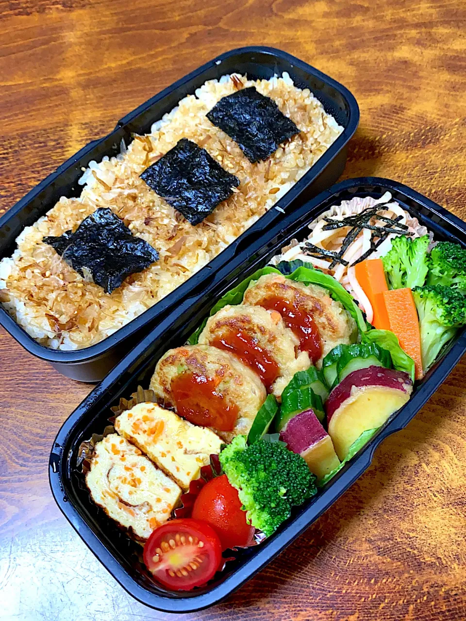 野菜バーグ弁当☆|miya385さん