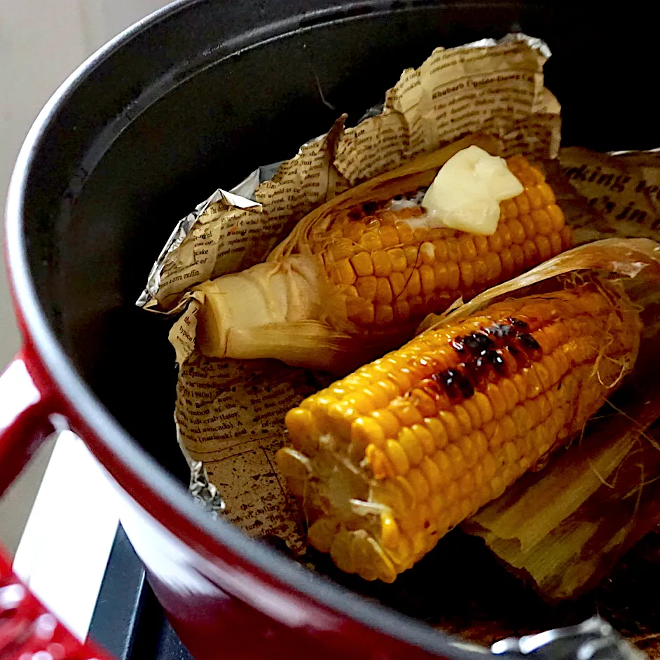 らでぃっしゅぼーや「ぱれっと」8種よりとうもろこしで焼きとうもろこし！|由美さん