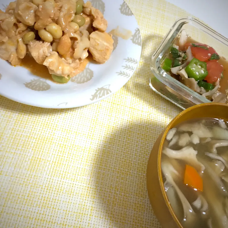 鶏胸と大豆のオーロラソース和え|aiさん