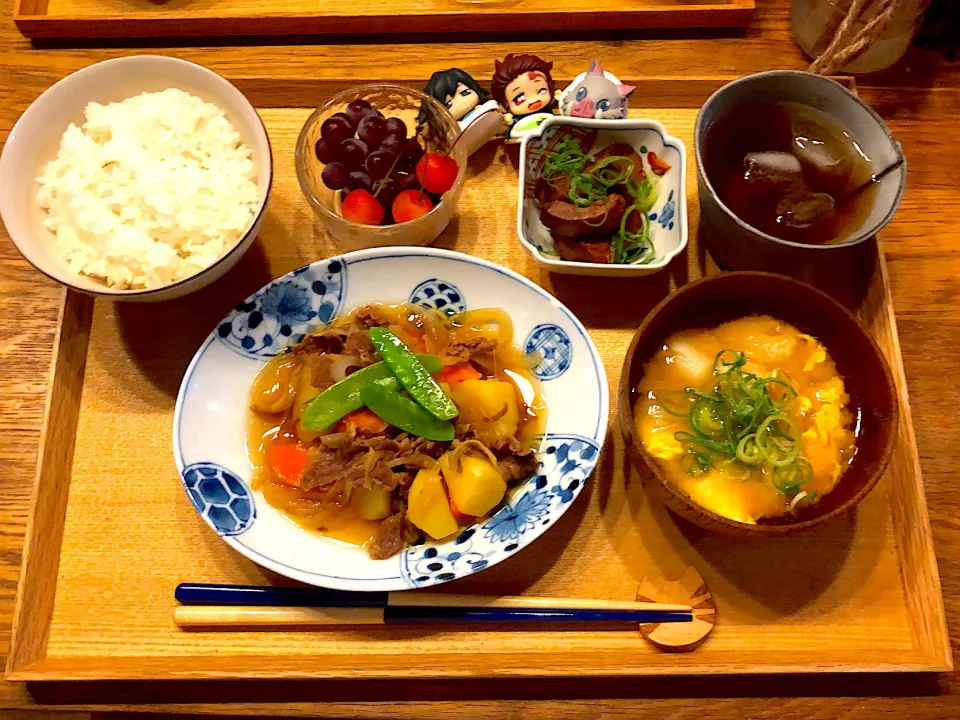 肉じゃが定食作りました|ヒヨリ飯さん