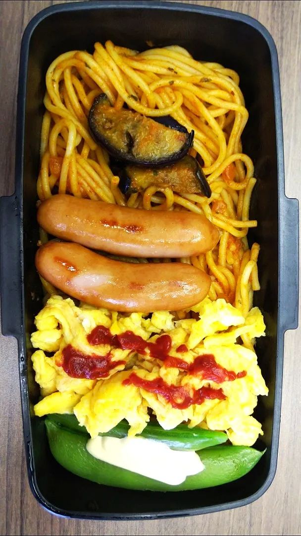 7/10のっけ弁当（冷凍パスタで手抜き）|watarunさん