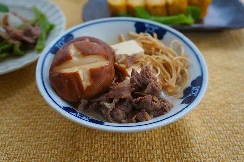 甘酒めんつゆ肉豆腐|ちいさなしあわせキッチンさん