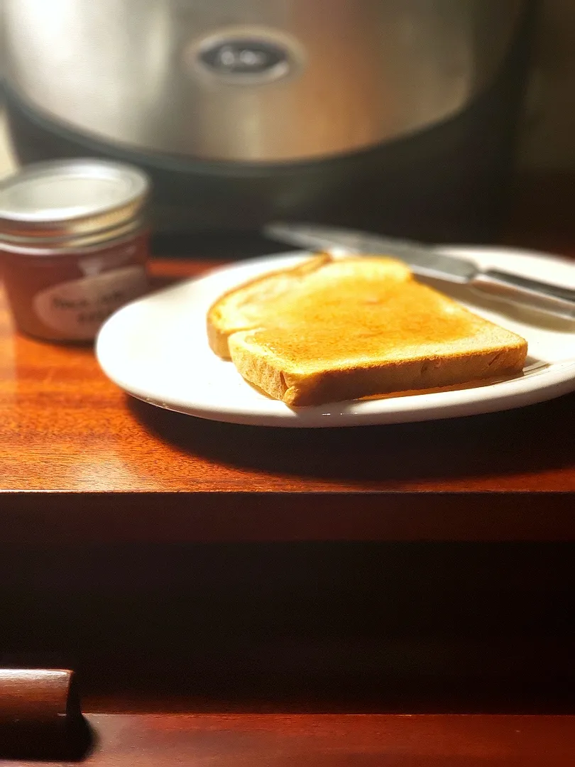 Snapdishの料理写真:Homemade Peach jam|Silvertailさん