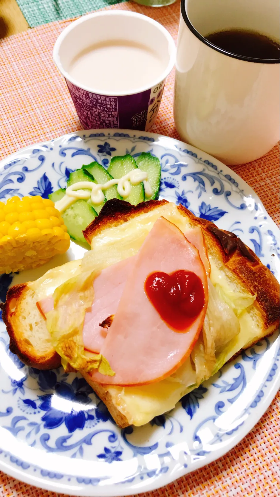 手作り食パンでハムチトースト|美羽さん