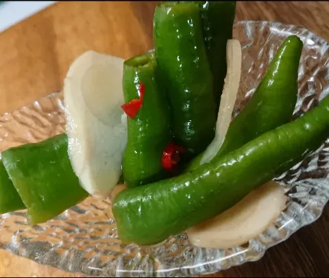 「万願寺とうがらし」を使ってみたSnapdishの料理・レシピ写真:⭐万願寺唐辛子の甘酒ピクルス⭐