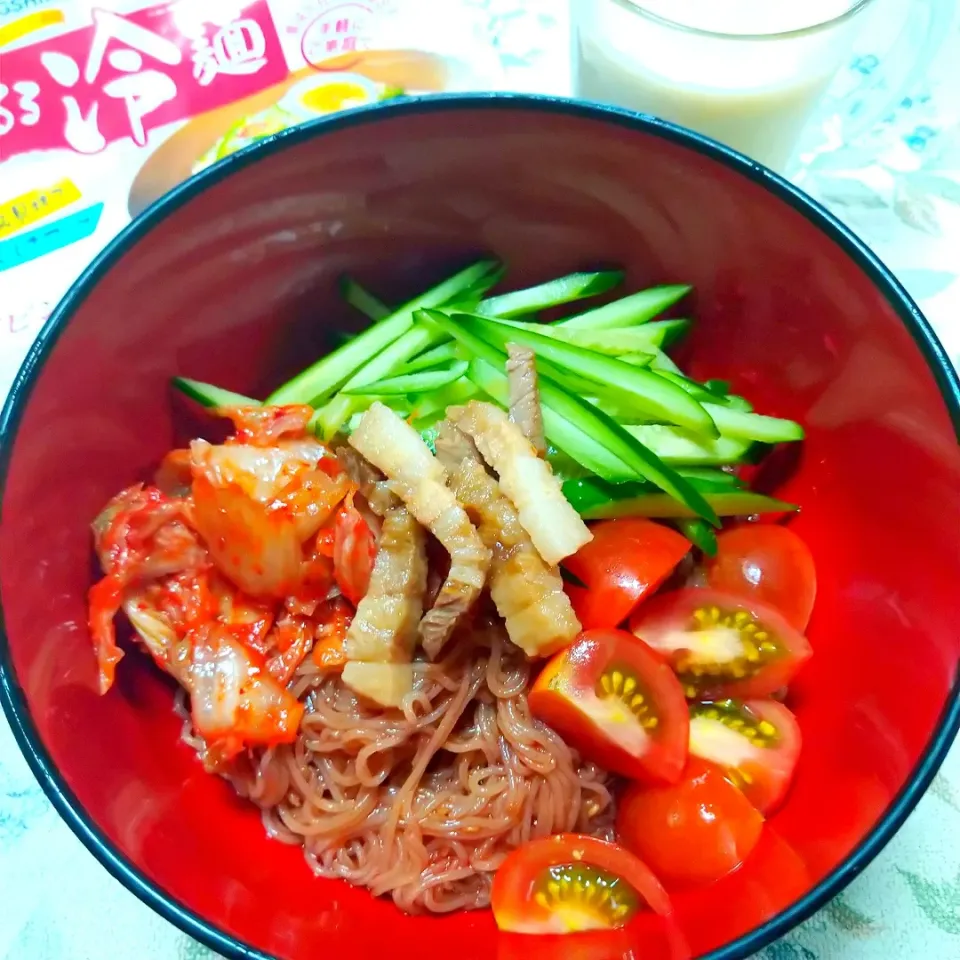 辛口ビビン冷麺☆ふるる冷麺|うたかた。さん