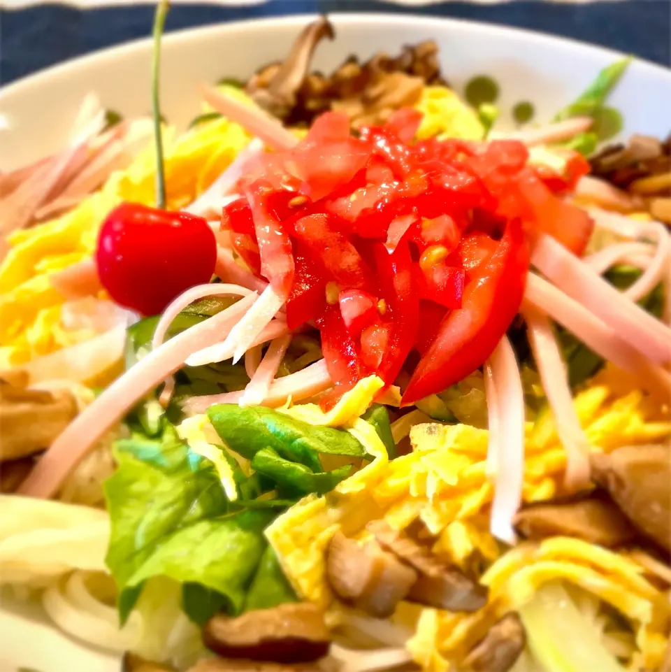 Snapdishの料理写真:サラダ🥗そうめん|venerdiさん