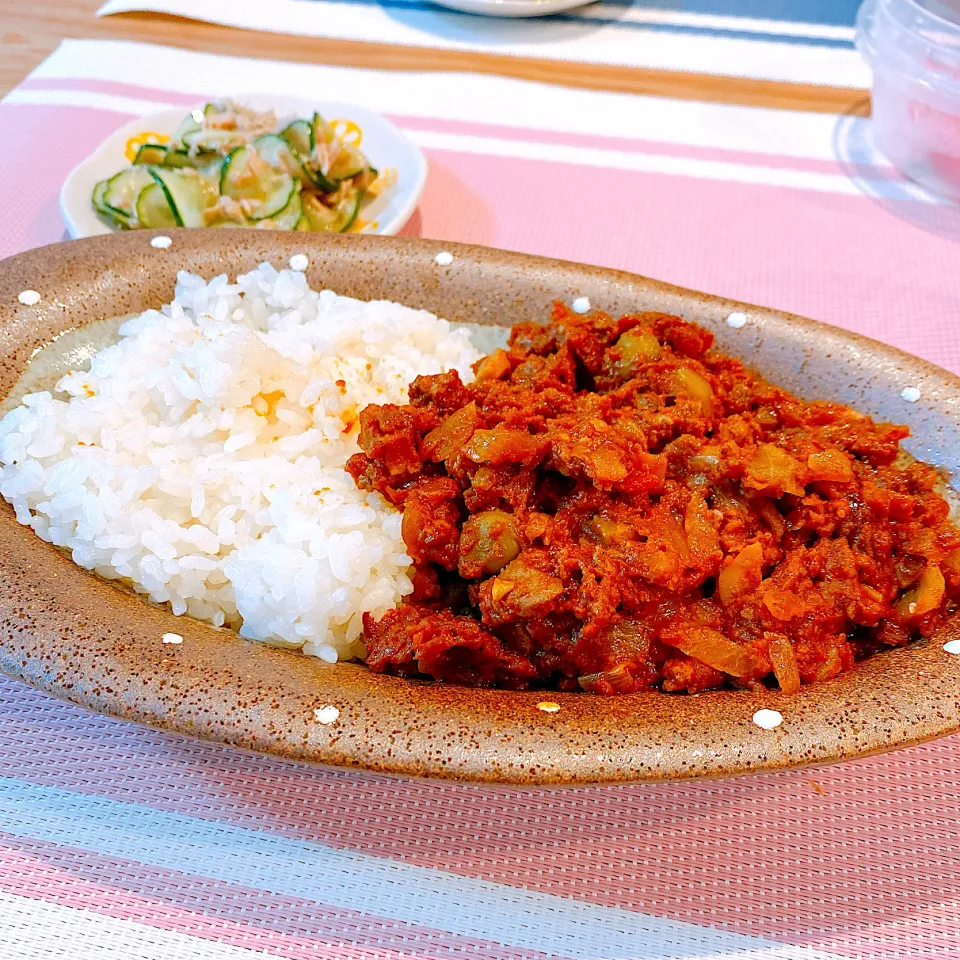 お豆いっぱいキーマカレー🍛|アンナさん