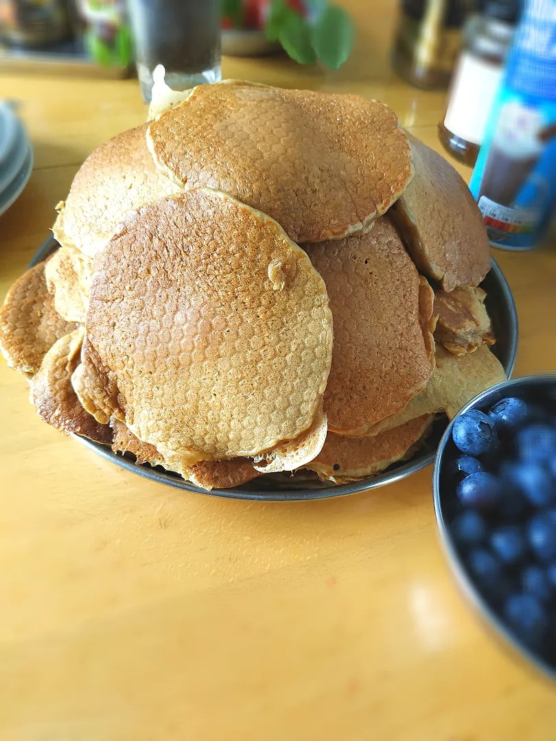 coconut coffee oat pancakes|Serendipitously obsessedさん