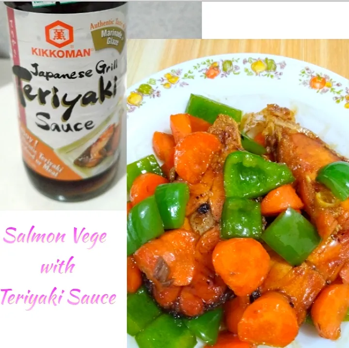 Snapdishの料理写真:Salmon Vege with Teriyaki Sauce|Harlina  (Malaysia)さん