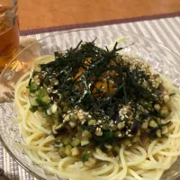 山形だし冷製パスタ|肴くんさん