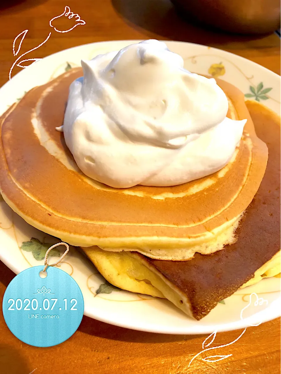 Snapdishの料理写真:簡単ホットケーキ|harutomomamaさん