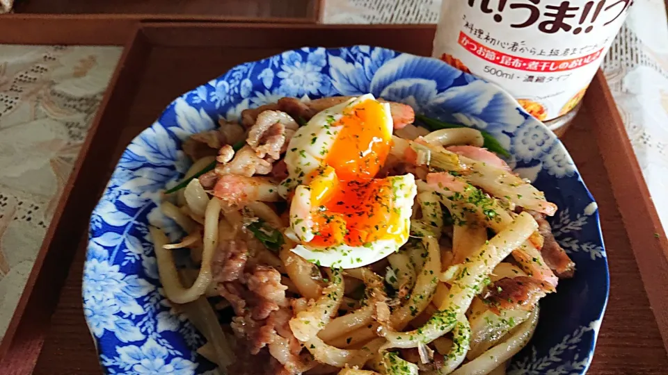 これうまつゆで 焼きうどんランチ〰️🎵|ちかっちさん