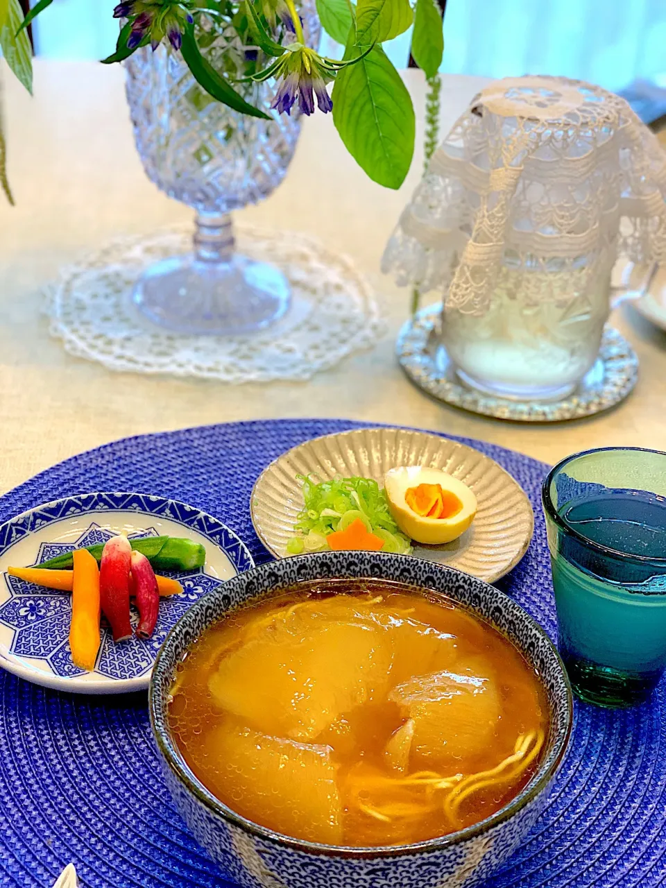 Snapdishの料理写真:20200711-2 昨日のお昼ご飯は鱶鰭姿煮ラーメン🍜|Seikoさん