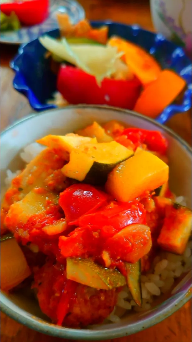 Snapdishの料理写真:チキン ラタトゥイユ🍅|メイメイda.さん