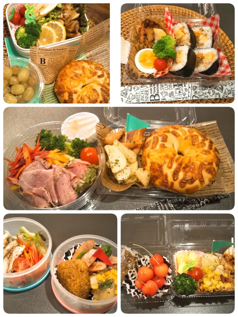 Snapdishの料理写真:LJKお弁当1週間まとめ|omuさん