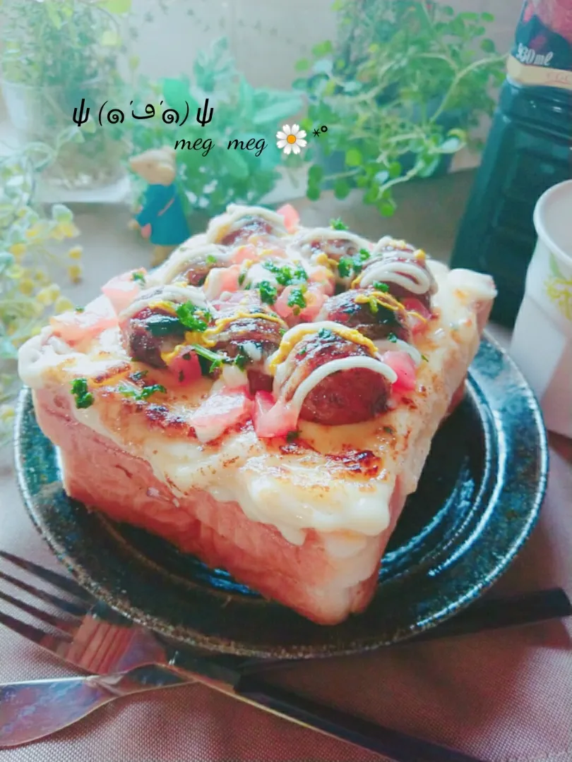 Snapdishの料理写真:のっけトースト|meg*ˊᵕˋ*megさん