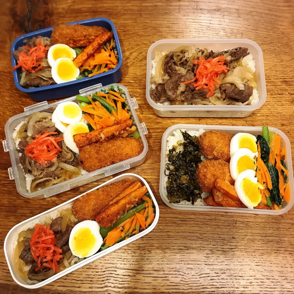 Snapdishの料理写真:家族弁当7月13日|hatabowwyomeさん