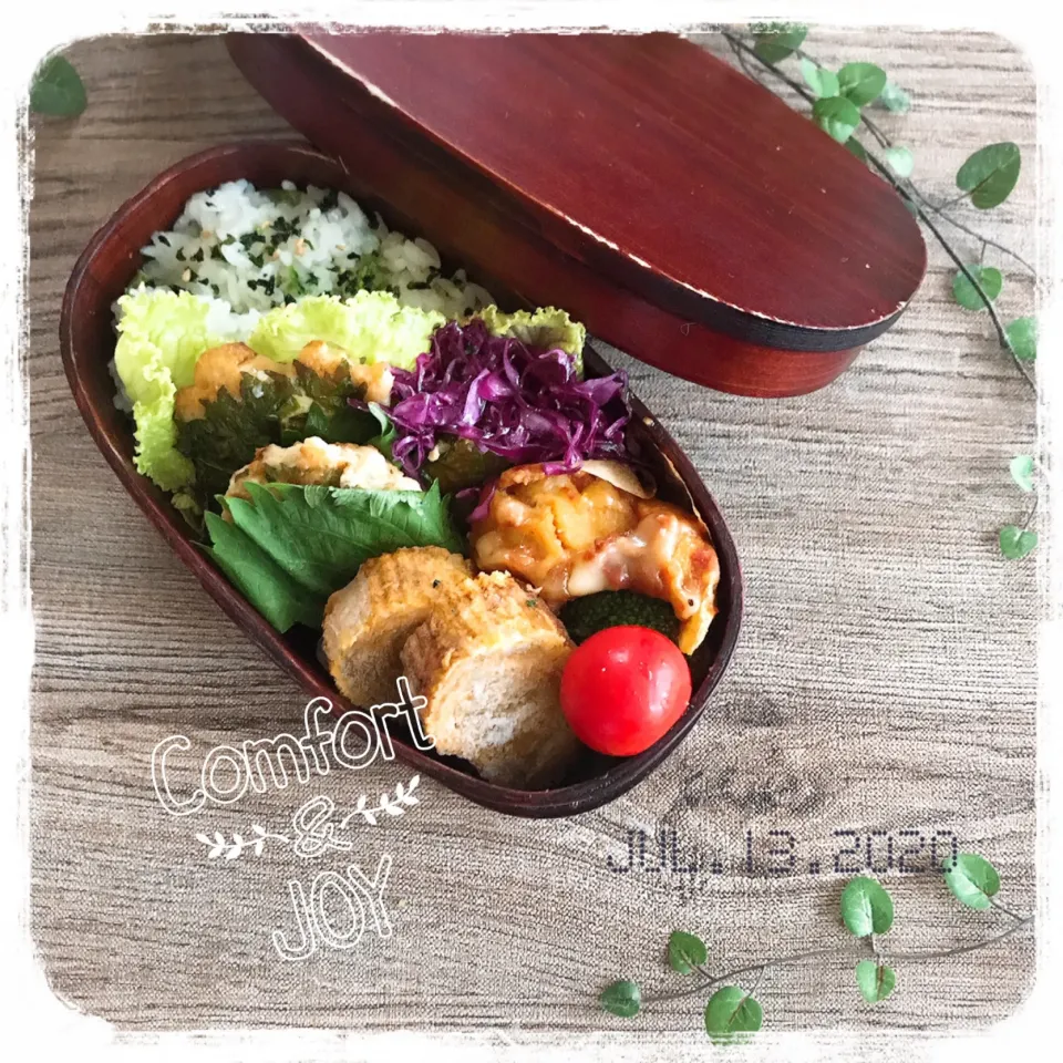 7/13 ☺︎ 鶏と豆腐のつくね弁当✩.*˚|jon2さん