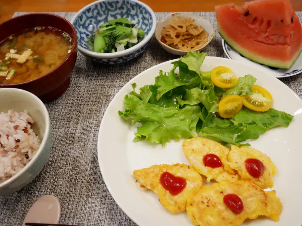 20/07/12 夕飯♪ チキンピカタ|ikukoさん